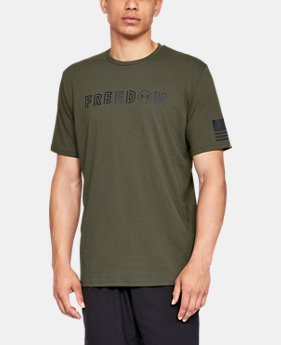 Men's UA Freedom Flag Bold T-Shirt 1 Color Available $25