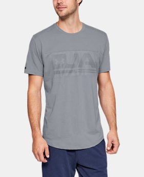 New Arrival Men's UA Graphic Mesh T-Shirt 1 Color Available $40