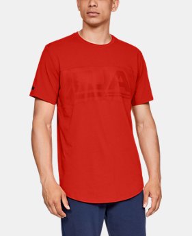 New Arrival Men's UA Graphic Mesh T-Shirt 1 Color Available $40