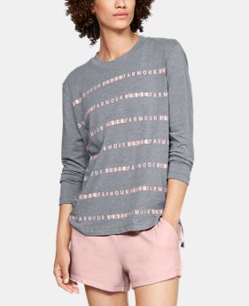 Women's UA Stripe Long Sleeve 1 Color Available $30