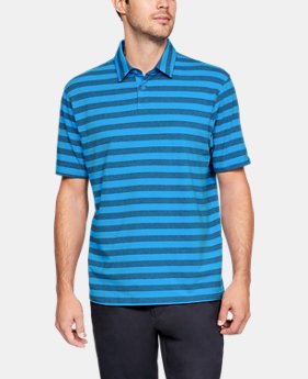 Best Seller Men's Charged Cotton® Scramble Stripe Polo 5 Colors Available $60