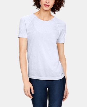 New Arrival Women's UA Vanish Seamless Spacedye Short Sleeve 1 Color Available $40