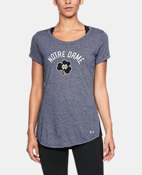 New Arrival Women's Notre Dame Charged Cotton® Short Sleeve T-Shirt 1 Color $39.99