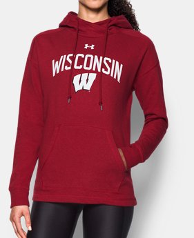 Women's Wisconsin UA Tri-Blend Hoodie 1 Color $74.99