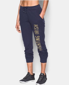 Women's Notre Dame UA Tri-Blend Pants 1 Color $64.99