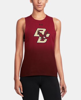 Women's Boston College UA Dip Dye Tank 1 Color $29.99