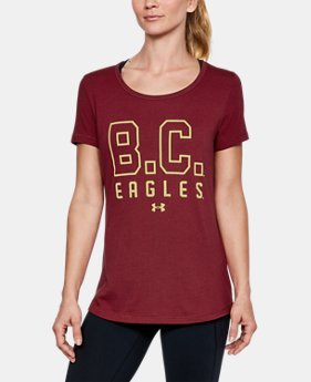 Women's Boston College UA Vent Short Sleeve T-Shirt-Shirt 1 Color $32.99
