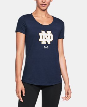 Women's Notre Dame UA Vent Short Sleeve T-Shirt 1 Color Available $32.99