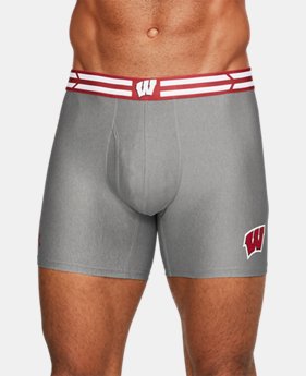 Men's Wisconsin UA Original Series 6” Boxerjock® 1 Color $29.99