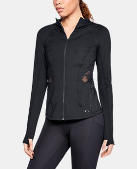 Women's UA Breathelux Bonded Cutout Full Zip 1 Color Available $120