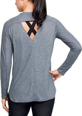 under armour women's long sleeve v neck