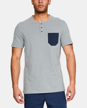 Best Seller Men's UA Unstoppable Short Sleeve Henley LIMITED TIME: FREE U.S. SHIPPING 1 Color Available $40