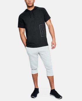 New Arrival Men's UA Unstoppable Short Sleeve Hoodie 3 Colors $45