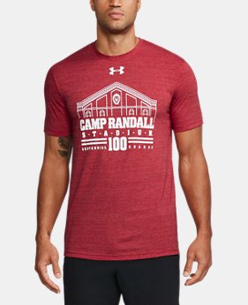 New Arrival Men's Wisconsin Stadium Tri-Blend T-Shirt 1 Color $34.99
