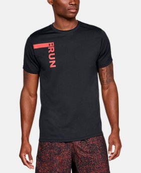 Men's UA Run Tall Graphic T-Shirt 1 Color Available $35