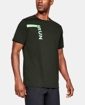 Men's UA Run Tall Graphic T-Shirt 1 Color Available $35