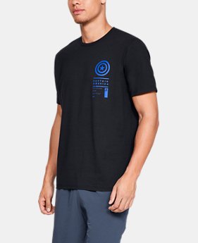 New Arrival Men's UA Captain America Battle T-Shirt $34.99