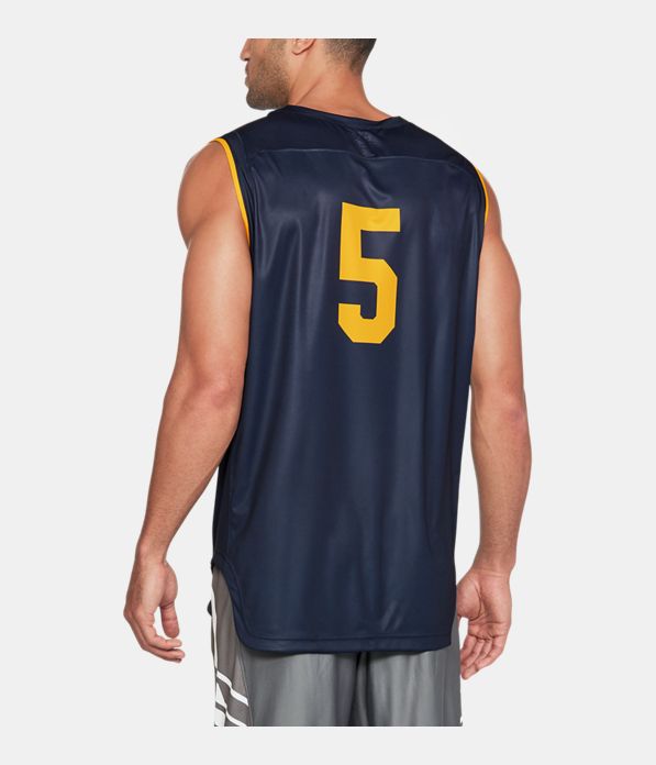 Men's Cal Bears Basketball Replica Jersey, Midnight Navy,