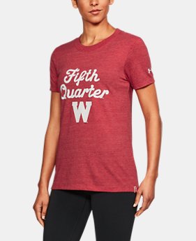 Women's Wisconsin UA Iconic T-Shirt 1 Color Available $32.99
