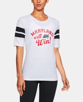 Women's Maryland UA Iconic Charged Cotton® T-Shirt 1 Color Available $47.99