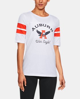 Women's Auburn UA Iconic Charged Cotton® T-Shirt 1 Color Available $47.99