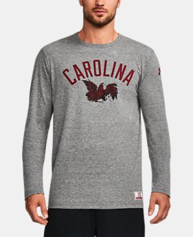 Men's South Carolina UA Iconic Tri-Blend Long Sleeve T-Shirt 1 Color $44.99