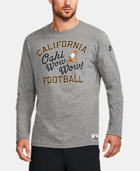 Men's Cal Bears UA Iconic Tri-Blend Long Sleeve T-Shirt 1 Color Available $44.99