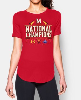 Women's Maryland Lacrosse National Champs T-Shirt 1 Color $34.99