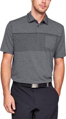 grey under armour polo