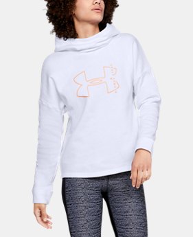 Women's UA Rival Fleece Big Logo Hoodie 1 Color Available $48.95 to $55