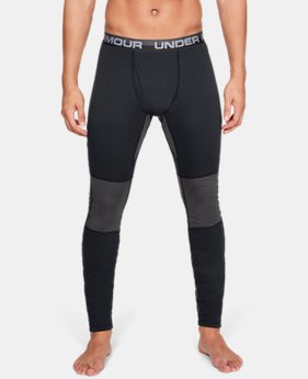 New Arrival Men's UA Twill Extreme Base Leggings 1 Color Available $80