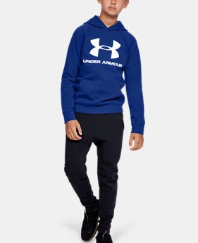  Boys' UA Rival Logo Hoodie  12  Colors Available $29.99 to $34.99