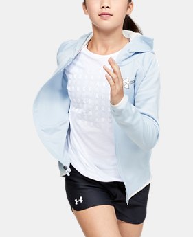  Girls' Armour Fleece® Full Zip Hoodie  3  Colors Available $33.75
