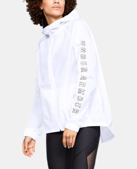 Women's UA Iridescent Woven Full Zip 3 Colors Available $80
