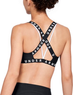 ua wordmark strappy sportlette