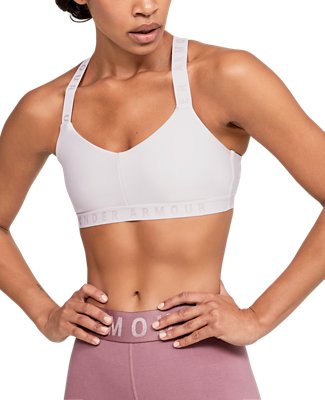 under armour wordmark strappy sportlette