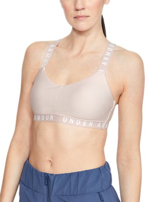 under armour women's strappy wordmark sport bralette