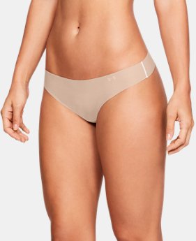 Women's UA Pure Stretch Thong Underwear 3-Pack 2 Colors Available $30