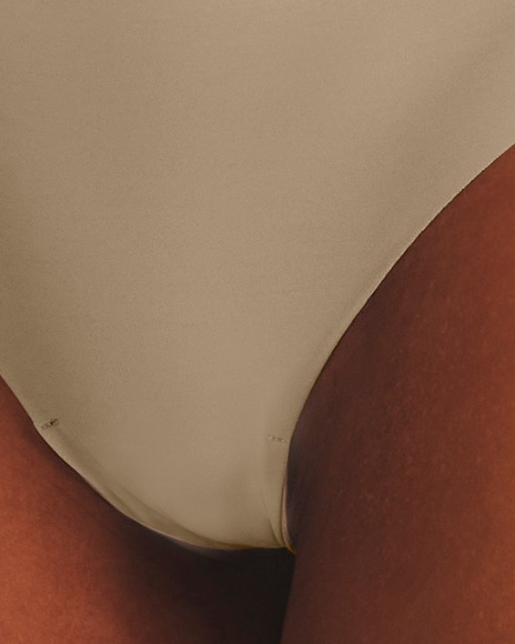 Women's UA Pure Stretch Thong 3-Pack in Brown image number 0