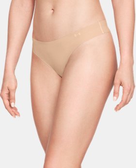 Women's UA Pure Stretch Thong Underwear 3-Pack 1 Color Available $30
