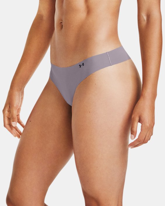 Under Armour Women's UA Pure Stretch Thong 3-Pack Printed - 1325617