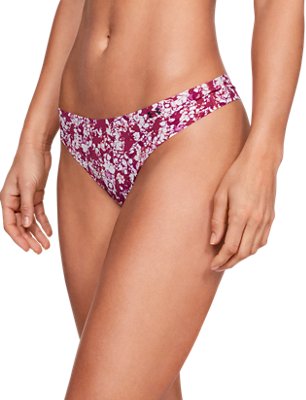 UA Pure Stretch Thong 3-Pack Printed