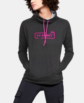 Women's UA Tech™ Terry Graphic Funnel Neck 5 Colors Available $55