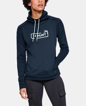 Women's UA Tech™ Terry Graphic Funnel Neck 1 Color Available $55