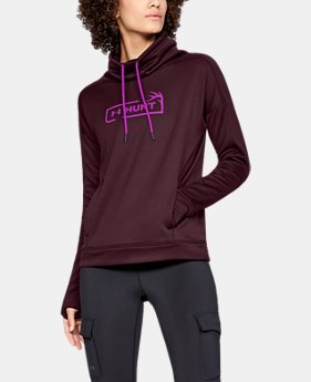 New Arrival Women's UA Tech™ Terry Graphic Funnel Neck 1 Color Available $70