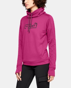 Women's UA Tech™ Terry Graphic Funnel Neck 5 Colors Available $70