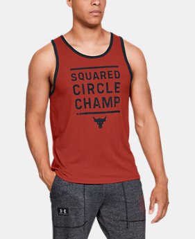 Men's UA x Project Rock Squared Circle Champ Tank 2 Colors Available $35