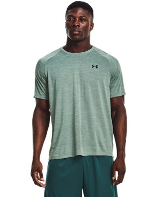 Men's UA Tech™ 2.0 Short Sleeve, Green, pdpZoomDesktop image number 0