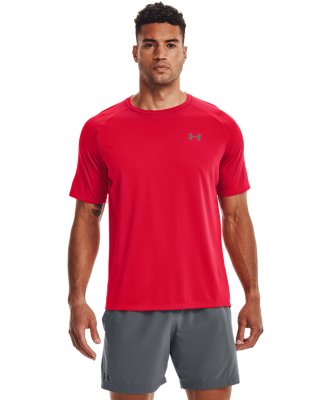 UA]男Tech 2.0短T-Shirt-優惠商品| 紅色-Under Armour 安德瑪