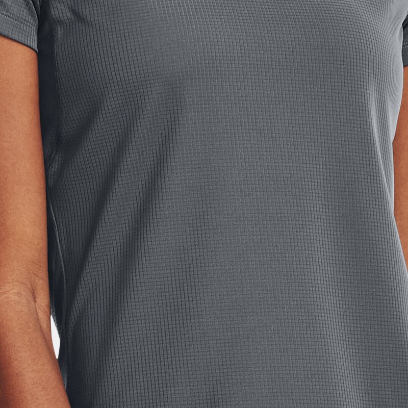 Women's Under Armour Speed Stride Short Sleeve Pitch Gray / Pitch Gray / Reflective L